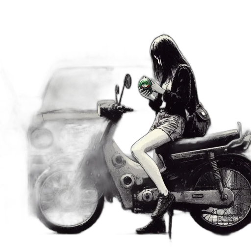 car, concept art, comic book art, photorealistic transparent PNG cut-out