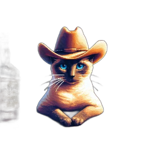 bottle, hat, animal, concept art transparent PNG cut-out