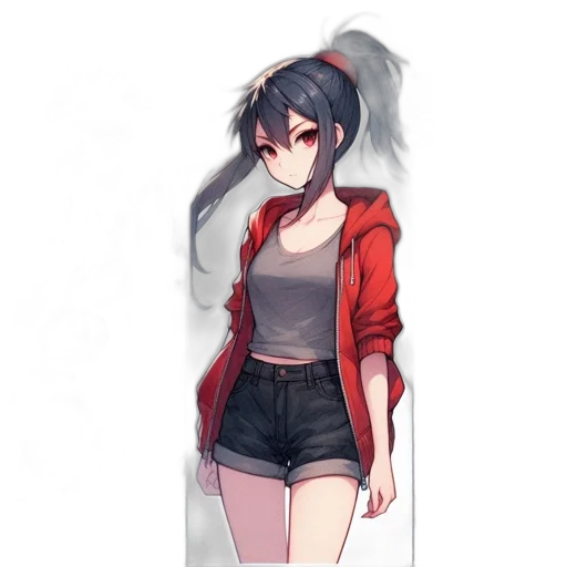 jacket, dress, staff, weapon transparent PNG cut-out