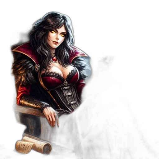 fantasy art, concept art, comic book art, pixel art transparent PNG cut-out