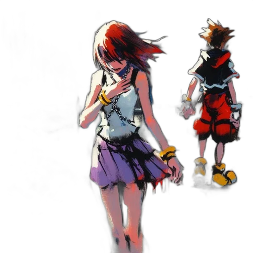 dress, weapon, staff, concept art transparent PNG cut-out