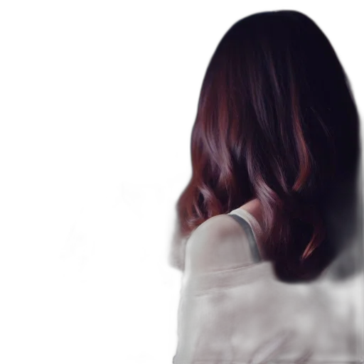 hair, face, dress, jacket transparent PNG cut-out
