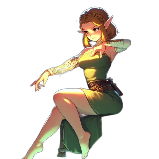 dress, staff, weapon, sword transparent PNG cut-out