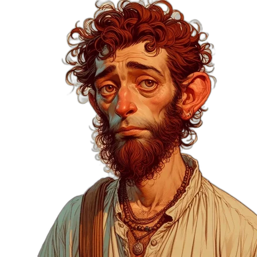 face, staff, concept art, fantasy art transparent PNG cut-out