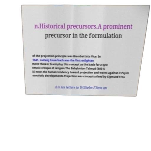 historical, precursors, projection, principle transparent PNG cut-out