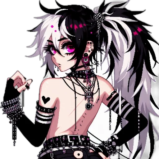 staff, jewelry, weapon, pixel art transparent PNG cut-out