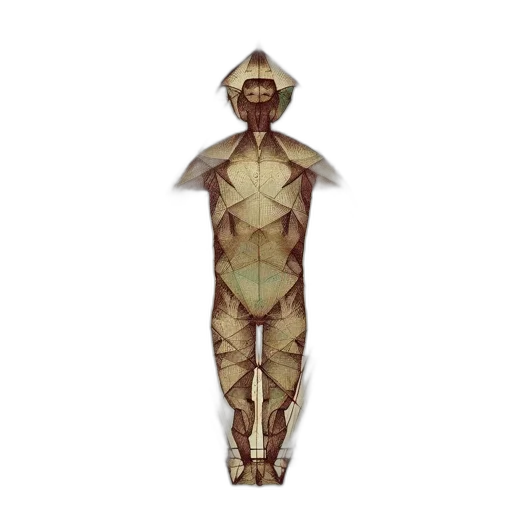 staff, mask, robot, creature transparent PNG cut-out