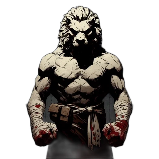 animal, comic book art, concept art, fantasy art transparent PNG cut-out