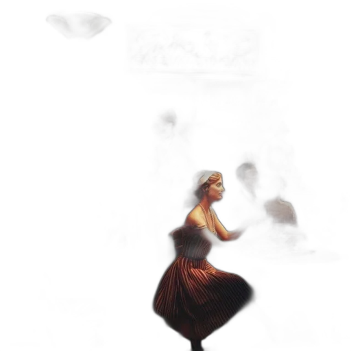 dress, creature, robot, face transparent PNG cut-out