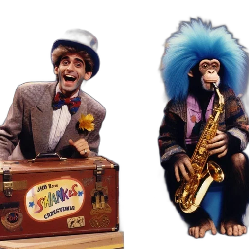 concept art, left, man, vibrant transparent PNG cut-out
