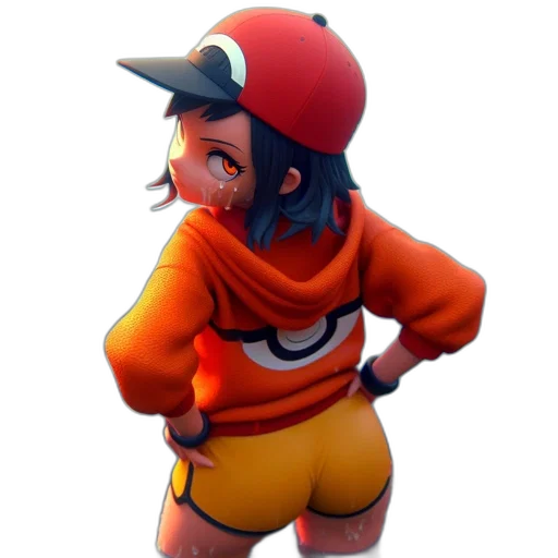 hat, jacket, staff, robot transparent PNG cut-out