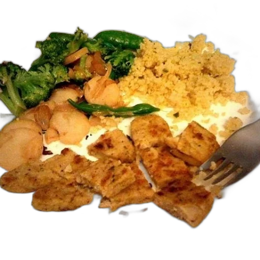 food, plate, chicken, broccoli transparent PNG cut-out