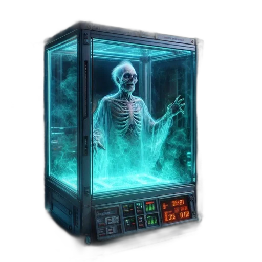 robot, creature, concept art, cyberpunk transparent PNG cut-out