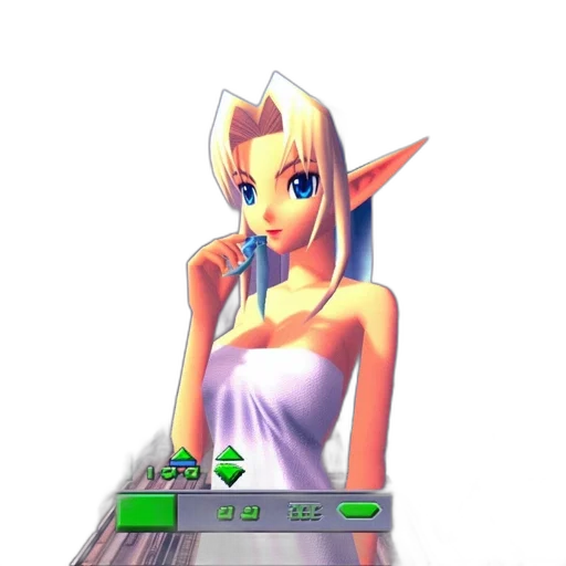 dress, staff, weapon, robot transparent PNG cut-out