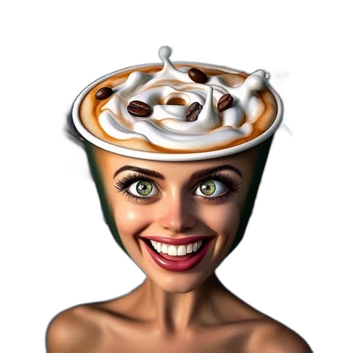 crown, hat, face, food transparent PNG cut-out
