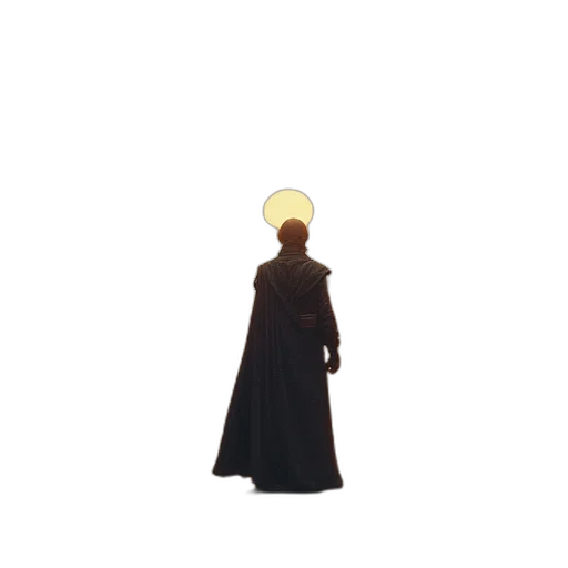 dress, jacket, staff, sword transparent PNG cut-out