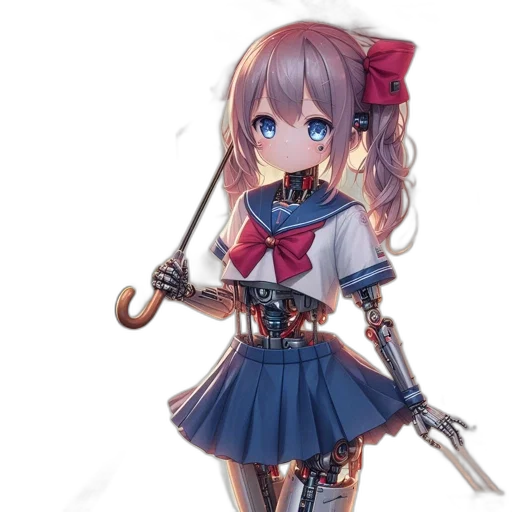 staff, sword, weapon, robot transparent PNG cut-out