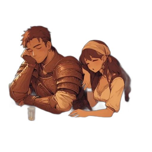 pixel art, concept art, fantasy art, watercolor transparent PNG cut-out