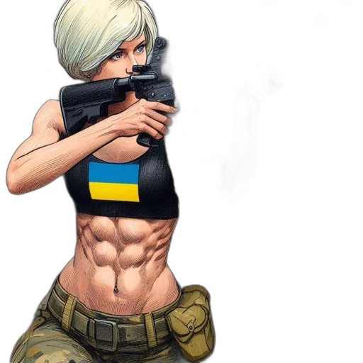weapon, comic book art, cyberpunk, concept art transparent PNG cut-out