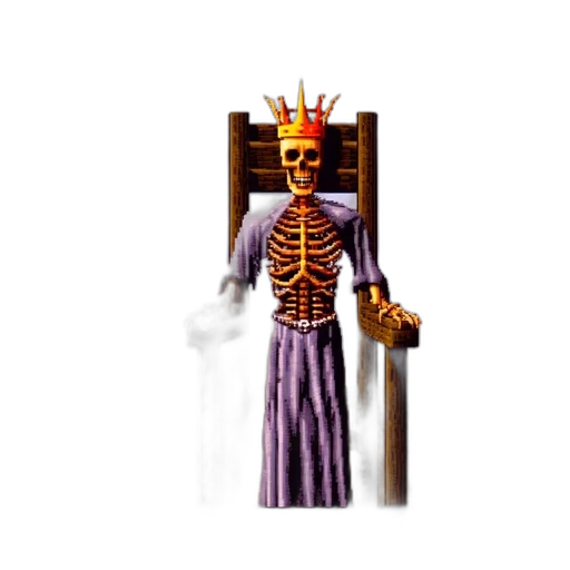 crown, staff, robot, sword transparent PNG cut-out