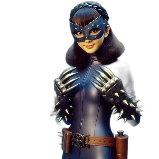 mask, concept art, comic book art, fantasy art transparent PNG cut-out