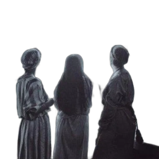 dress, staff, hair, mask transparent PNG cut-out