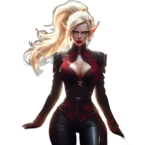 jacket, comic book art, concept art, fantasy art transparent PNG cut-out