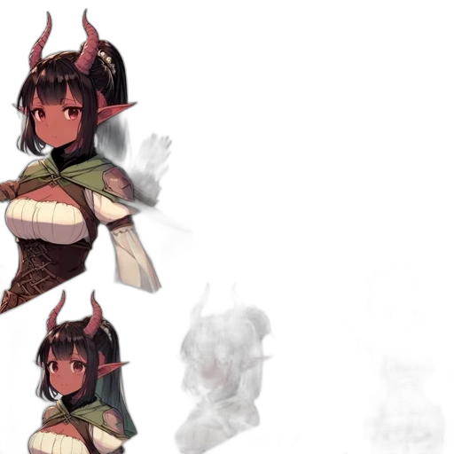 dragon, mask, staff, concept art transparent PNG cut-out