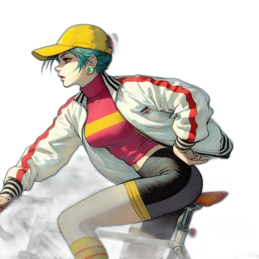 jacket, staff, robot, weapon transparent PNG cut-out