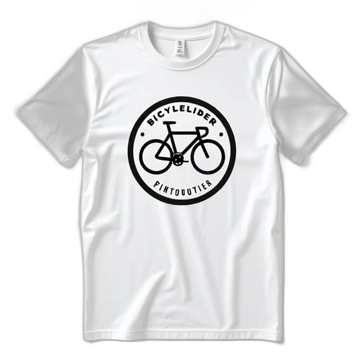 white, t-shirt, circular, logo transparent PNG cut-out