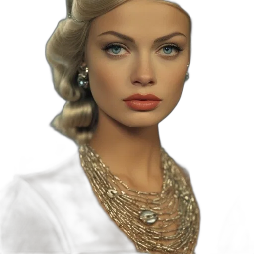 jewelry, crown, face, photorealistic transparent PNG cut-out