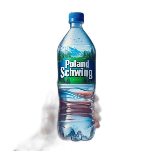 bottle, weapon, 3d render, photorealistic transparent PNG cut-out