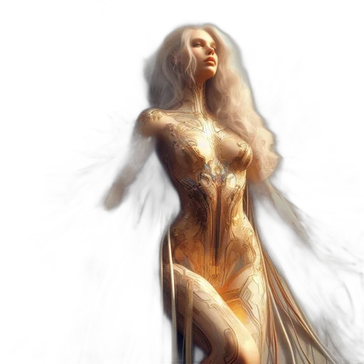 dress, concept art, fantasy art, photorealistic transparent PNG cut-out