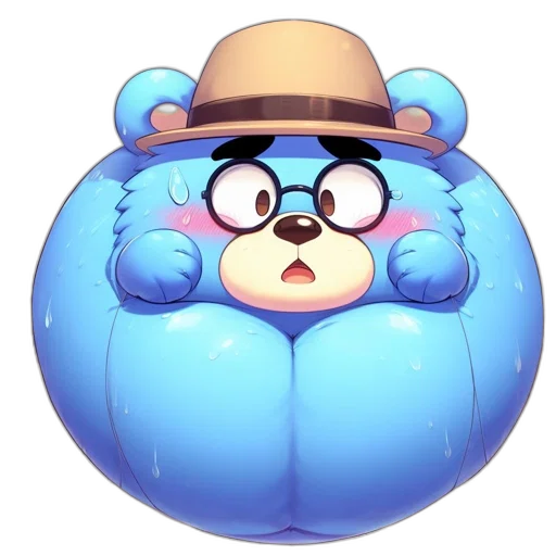 hat, animal, creature, staff transparent PNG cut-out