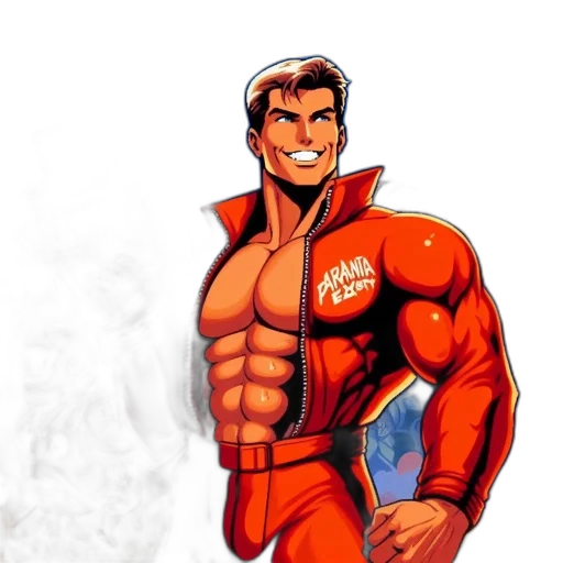 jacket, comic book art, concept art, cartoon transparent PNG cut-out