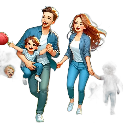 3d render, concept art, photorealistic, cartoon transparent PNG cut-out