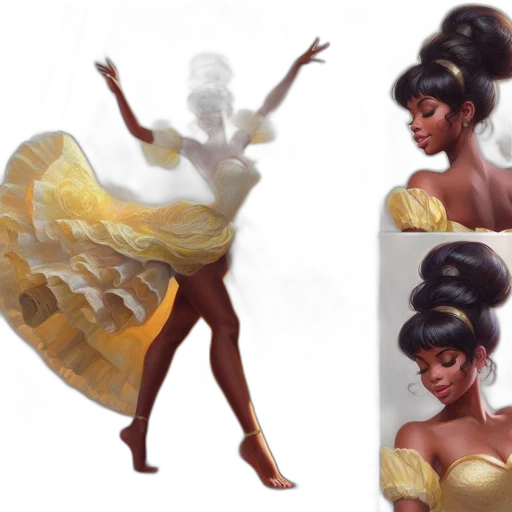 dress, concept art, fantasy art, photorealistic transparent PNG cut-out