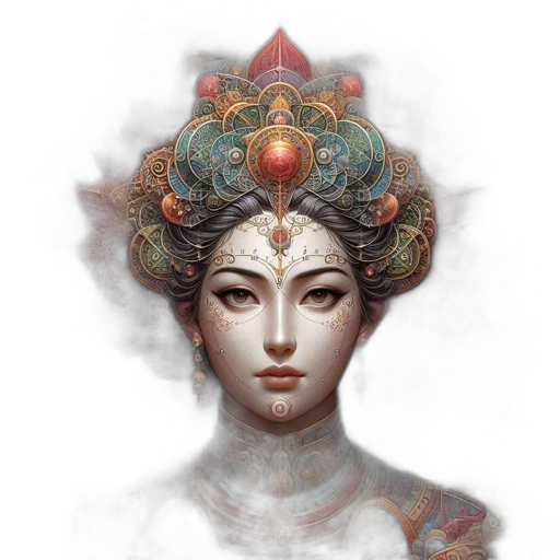 crown, face, jewelry, mask transparent PNG cut-out
