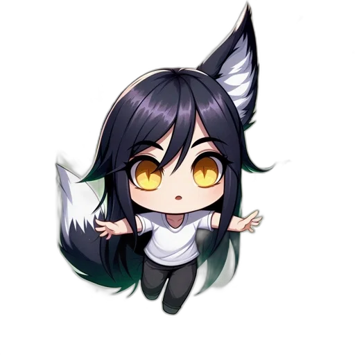 staff, creature, anime, pixel art transparent PNG cut-out