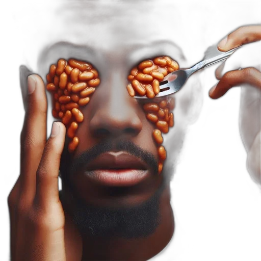food, face, mask, photorealistic transparent PNG cut-out
