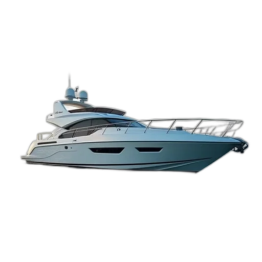 3d render, sea, ray, boats transparent PNG cut-out