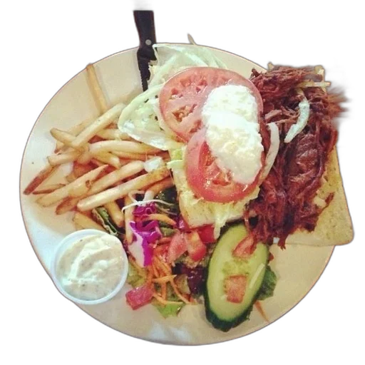 food, hat, plate, fries transparent PNG cut-out
