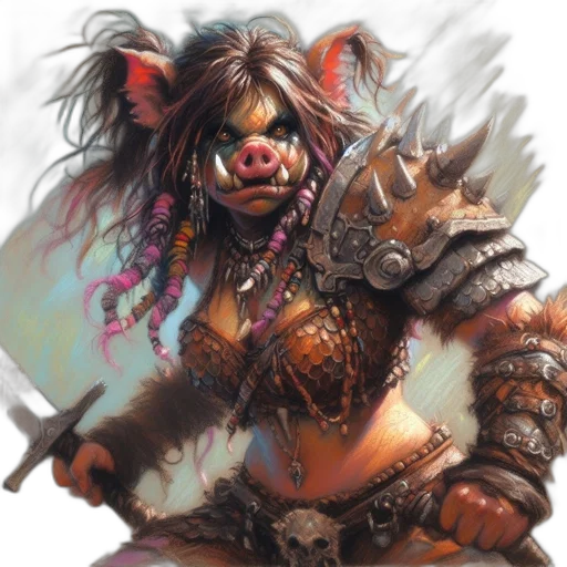 animal, staff, creature, mask transparent PNG cut-out