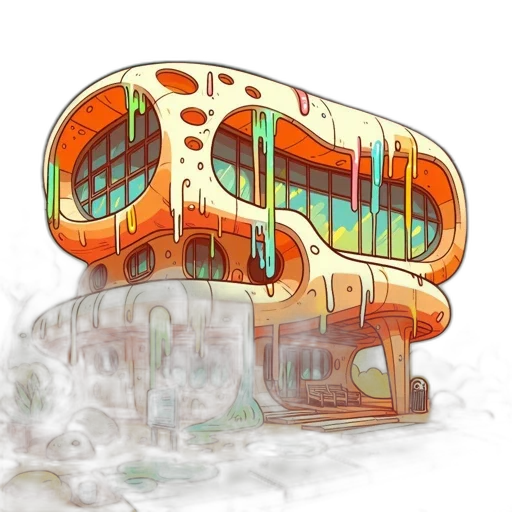 building, furniture, car, concept art transparent PNG cut-out