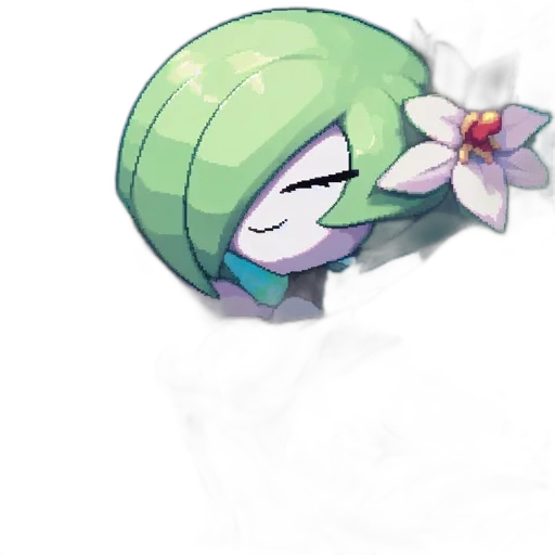 flower, staff, creature, mask transparent PNG cut-out