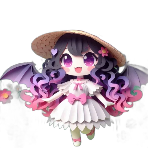 dragon, creature, staff, hat transparent PNG cut-out