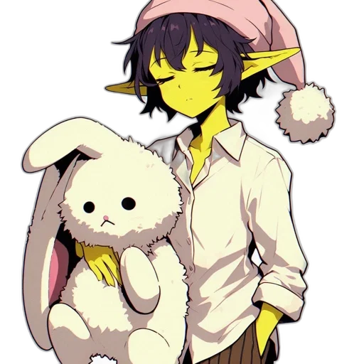 staff, animal, hat, creature transparent PNG cut-out