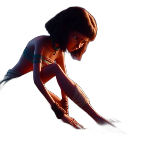 creature, concept art, 3d render, comic book art transparent PNG cut-out