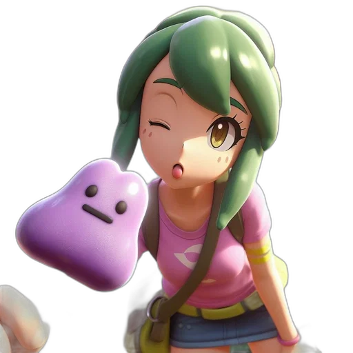 weapon, creature, face, staff transparent PNG cut-out