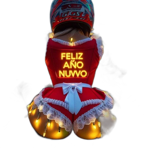 dress, hat, motorcyclist, rides transparent PNG cut-out
